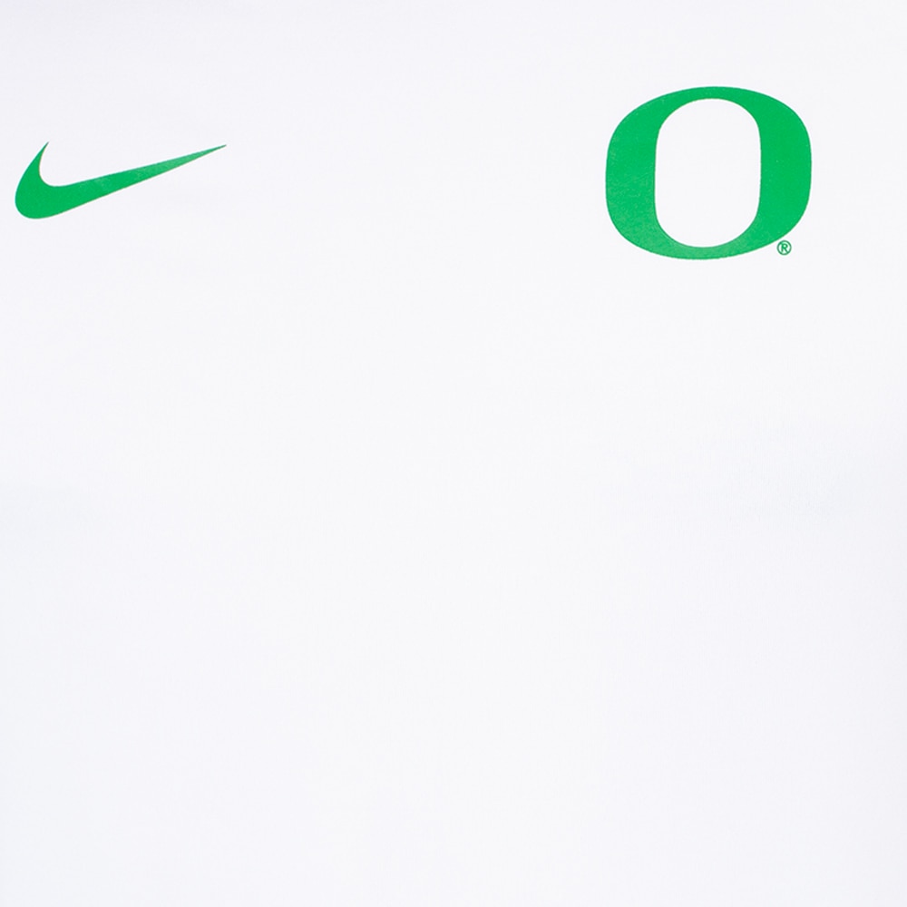 Classic Oregon O, Nike, White, Crew Neck, Performance/Dri-FIT, Men, Legend, Sideline, T-Shirt, 883770